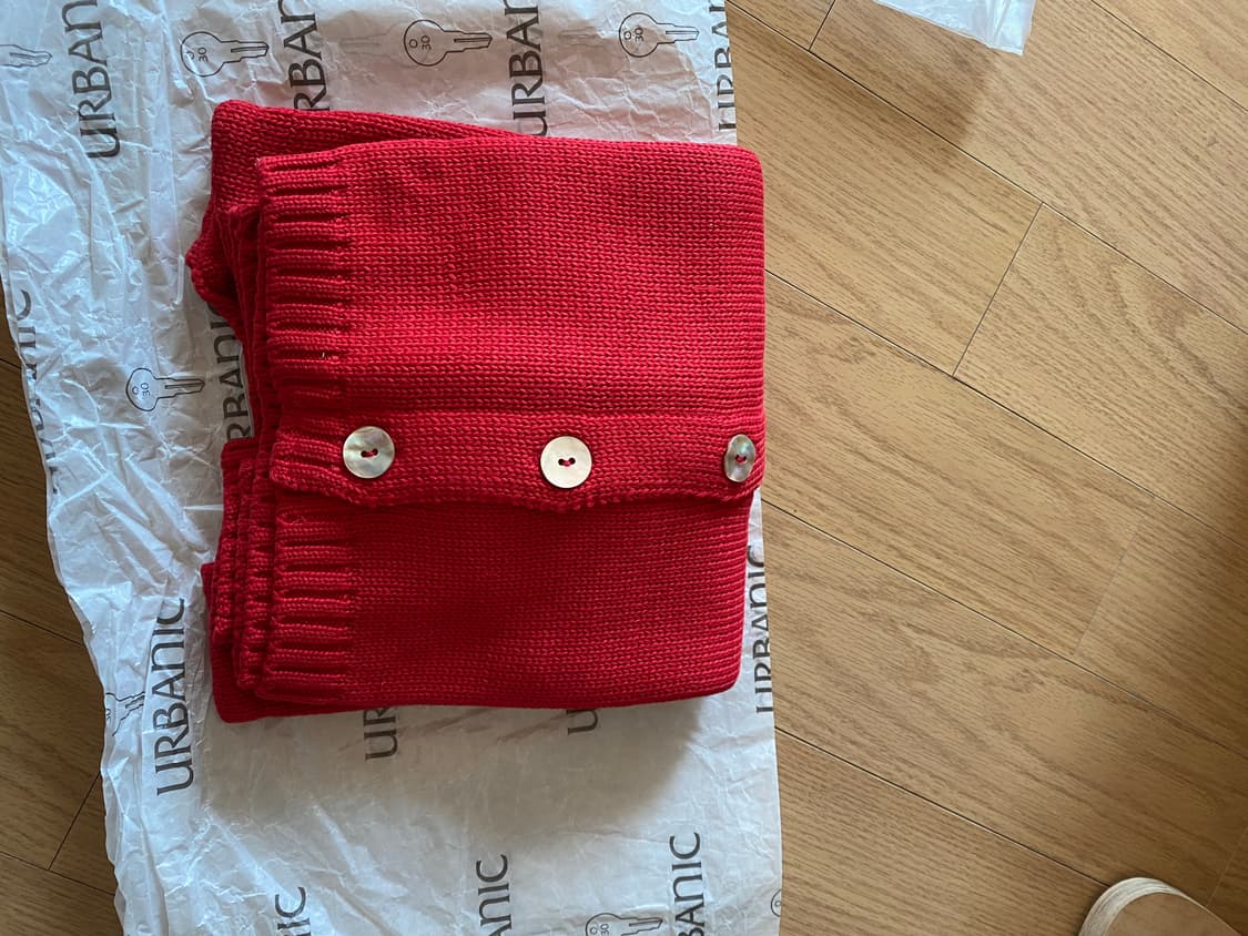 얼바닉30 가베라 레드 가디건 새상품 상품이미지2