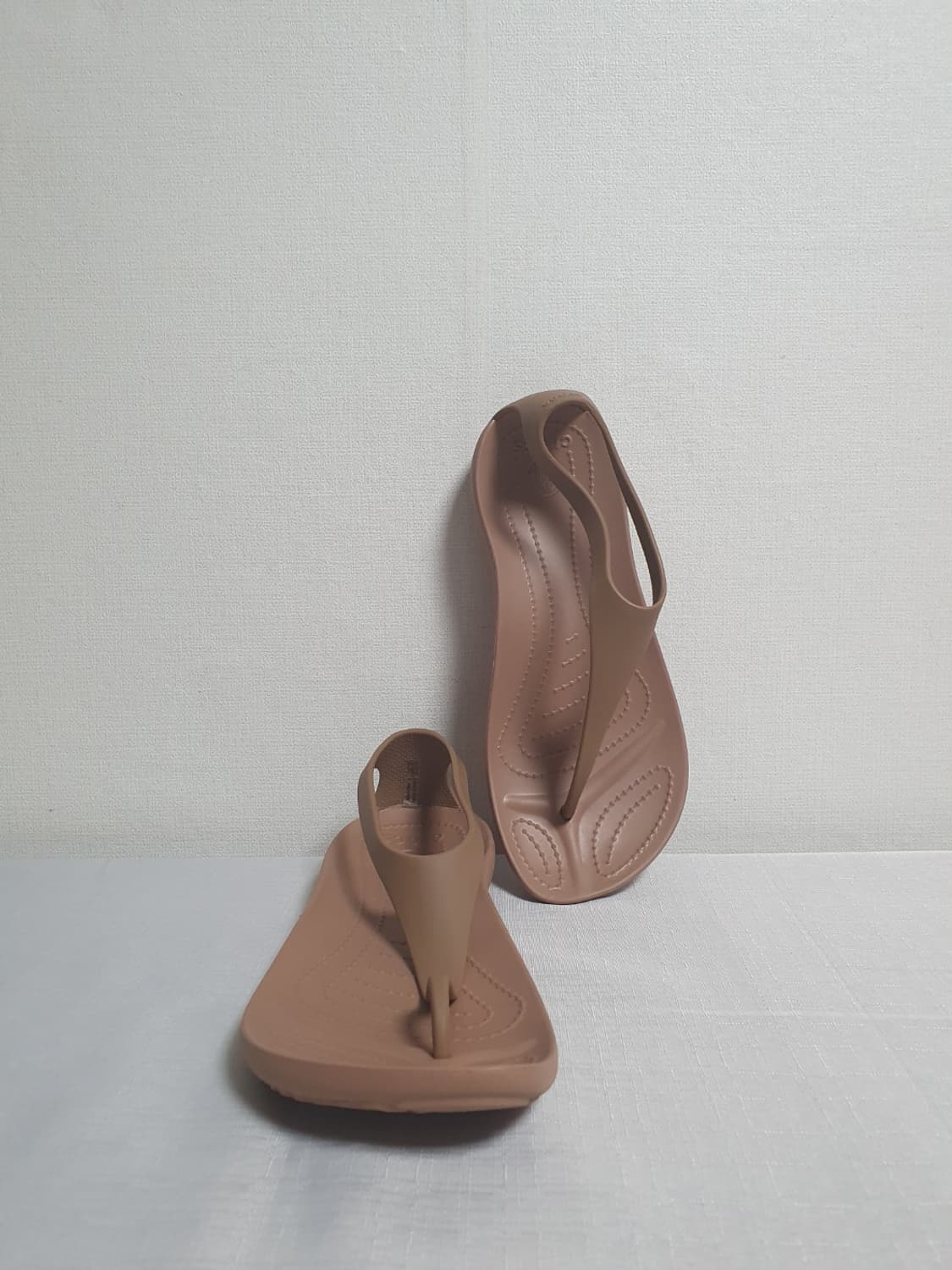 택포가 230mm 크록스 쪼리 섹시 플립 샌달 브론즈 상품이미지8