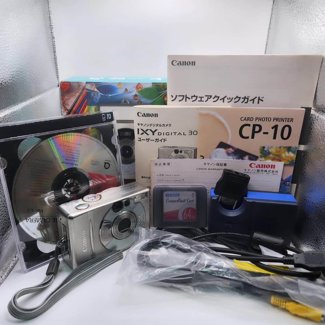 📸 🎁 [풀박스] 캐논 IXY Digital 300 실버 판매합니다  상품이미지5