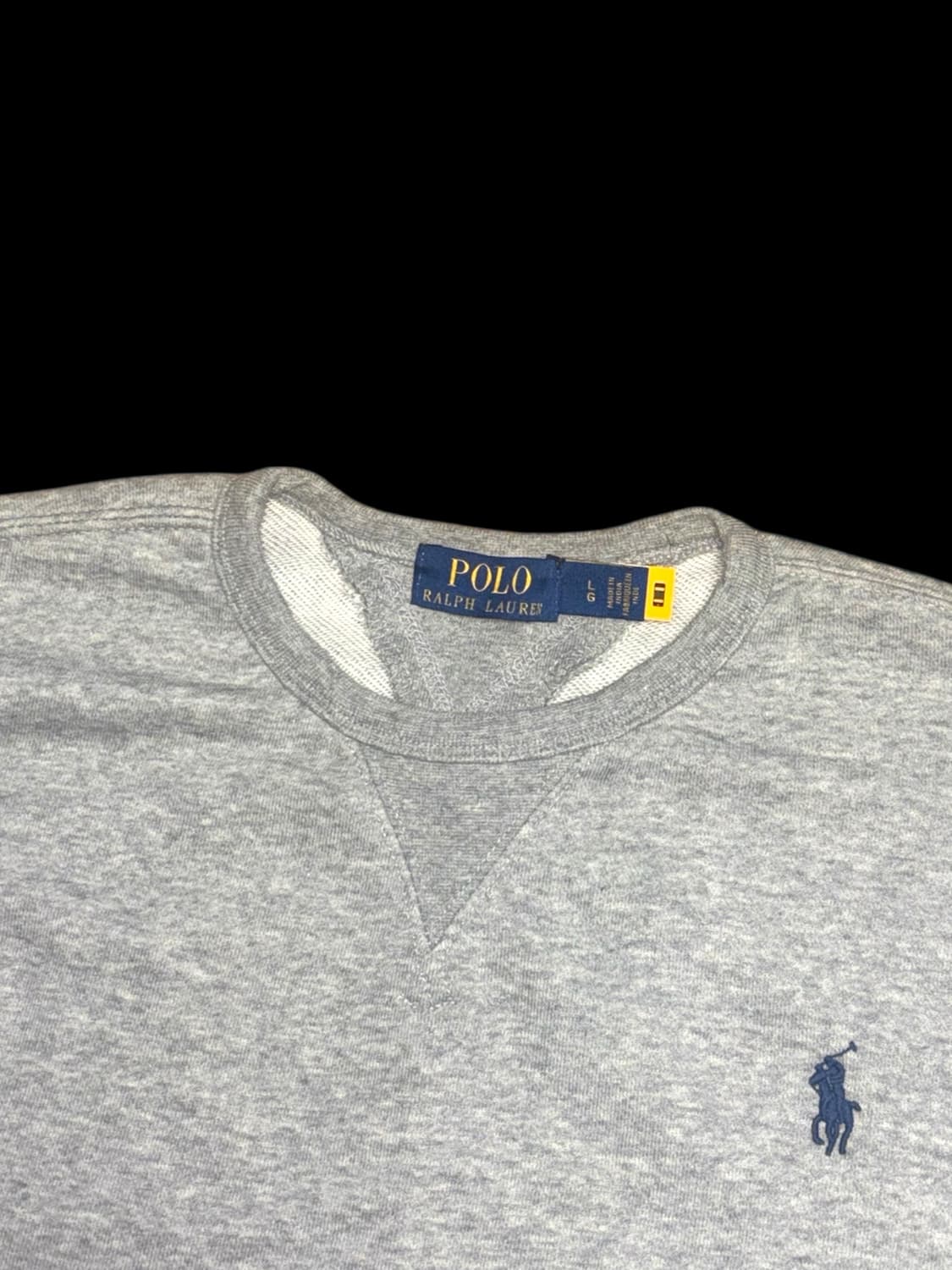 폴로 랄프로렌 그레이 맨투맨 (qr 인증) 상품이미지5