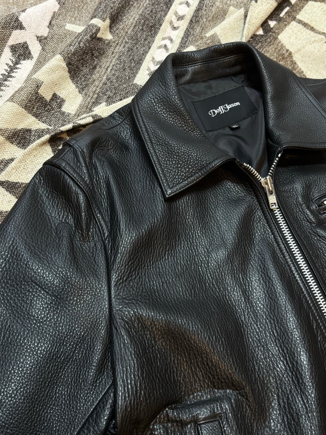 도프제이슨 카우하이드 싱글 자켓  상품이미지3