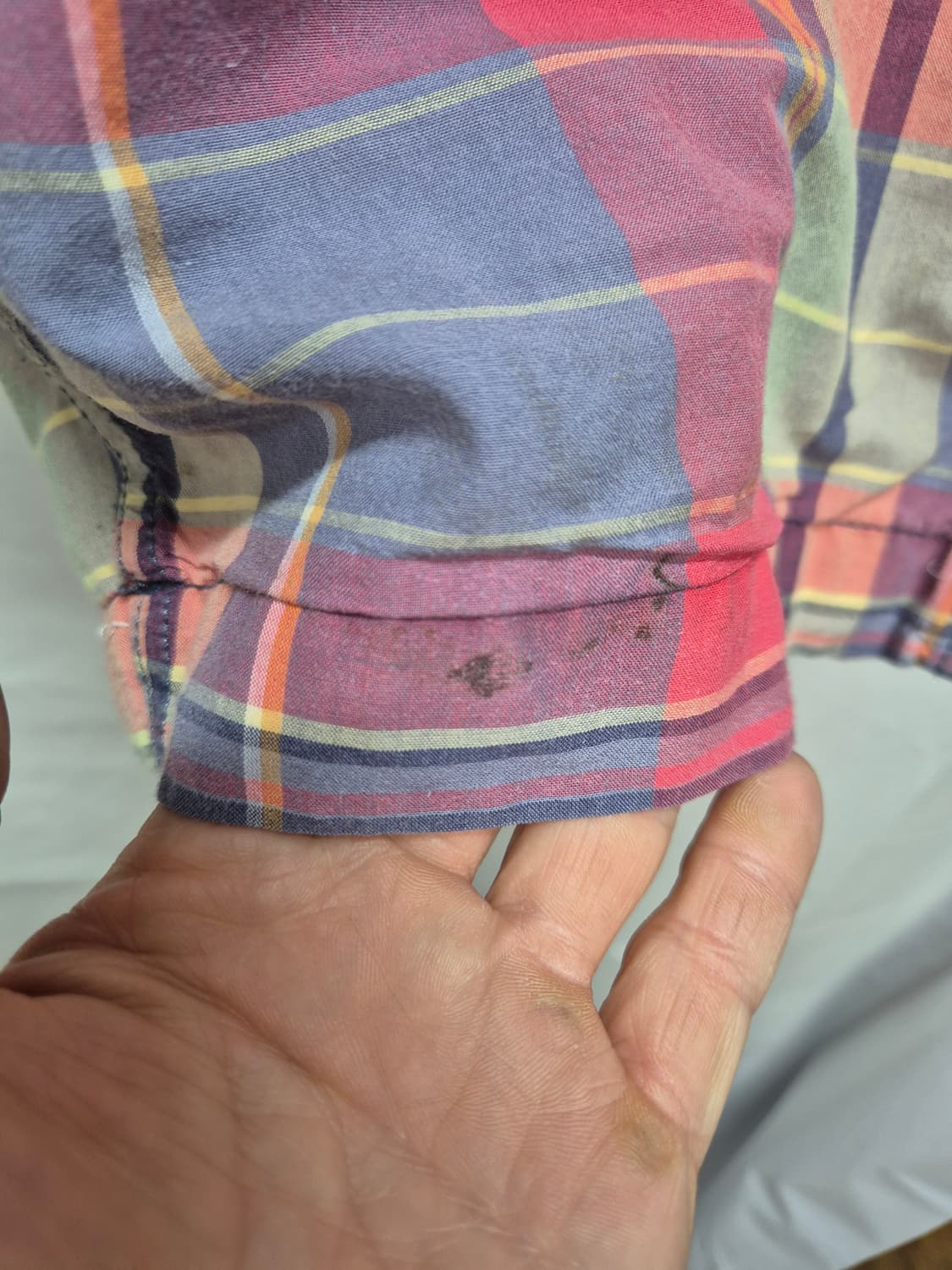 데님앤서플라이 체크 반바지 상품이미지3