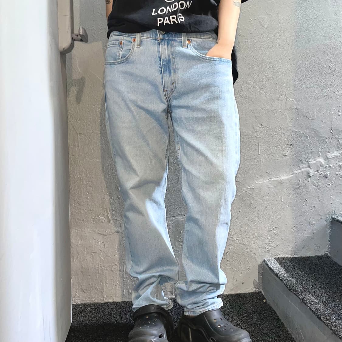 Levi's 502 연청 데님진 상품이미지1
