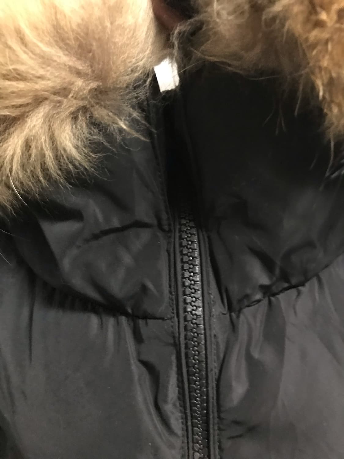 빈티지 goa 고아 라쿤퍼 구스다운 하이넥 패딩 조끼 점퍼 상품이미지6