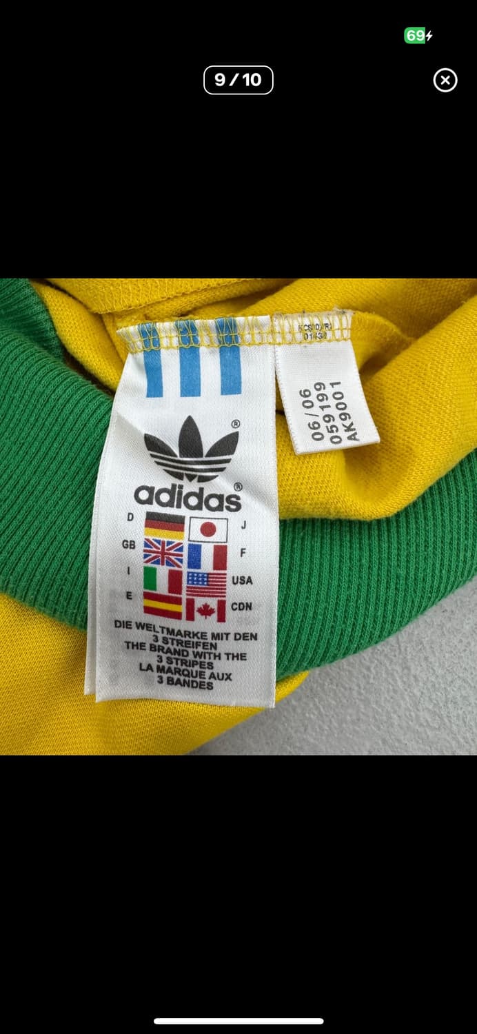 아디다스 파이어레드 브라질 트랙집업 XL 상품이미지8