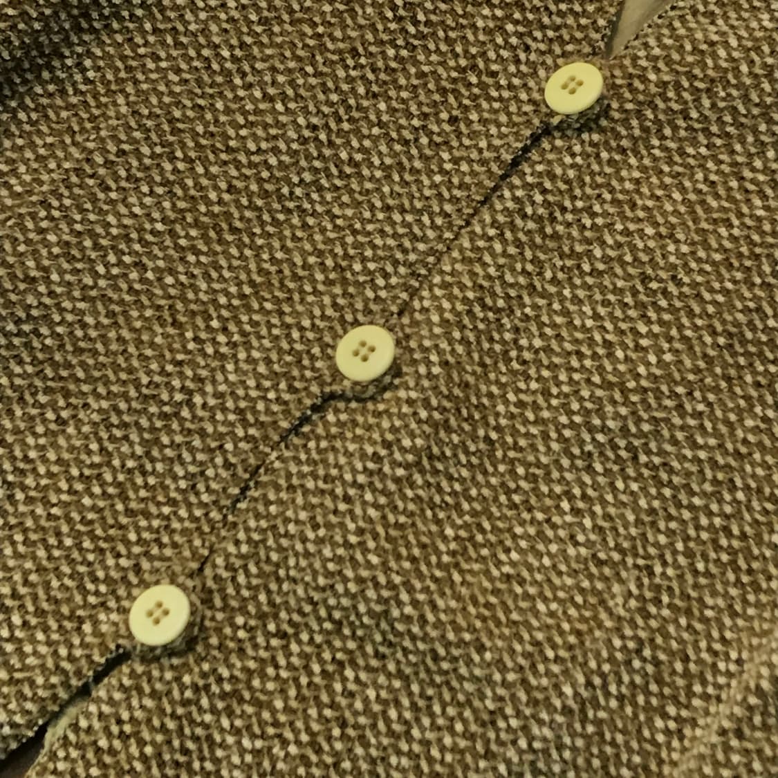 Italy Vtg 이탈리아 빈티지 베이지 니트 버튼 베스트 여성 55 상품이미지4