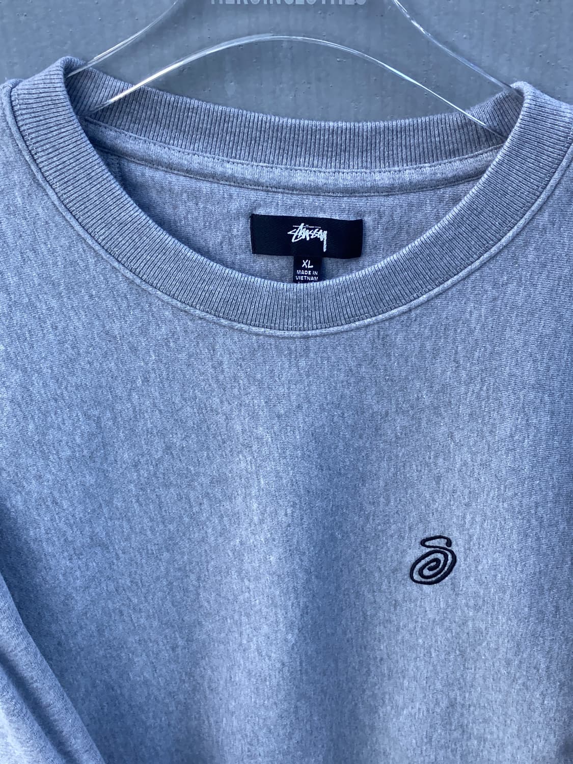 스투시 스월 자수 로고 기모 스웻셔츠 상품이미지2