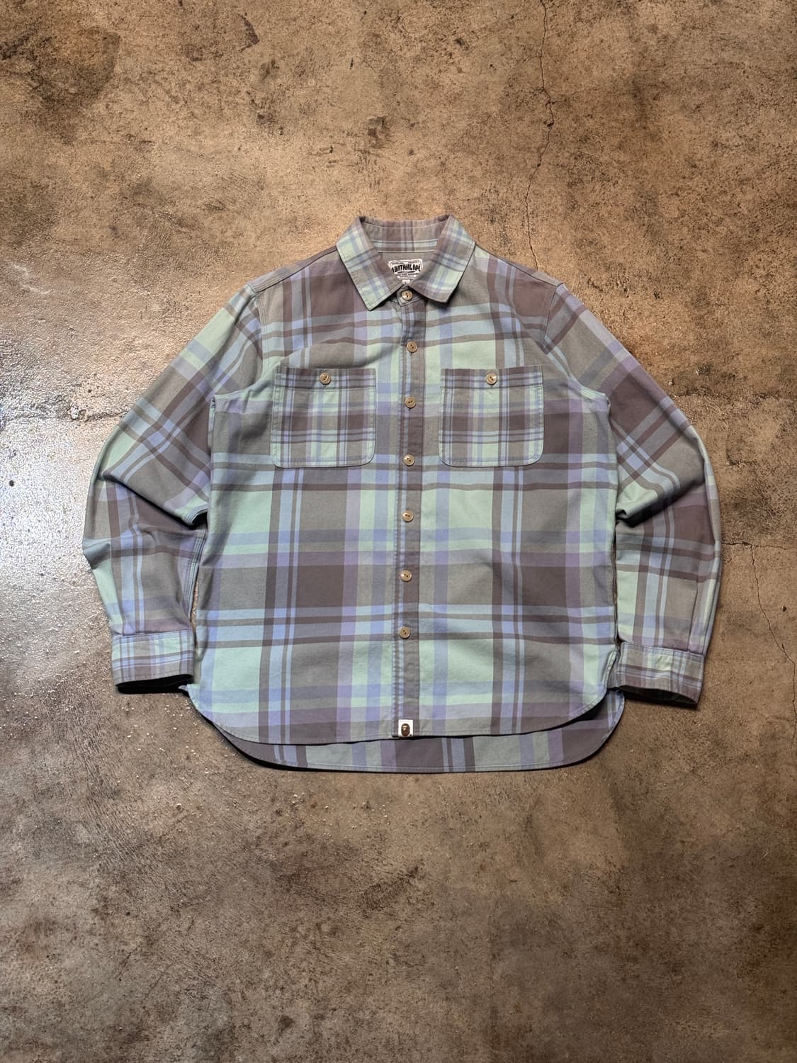 M-L ) BAPE (FLANNEL) 상품이미지1
