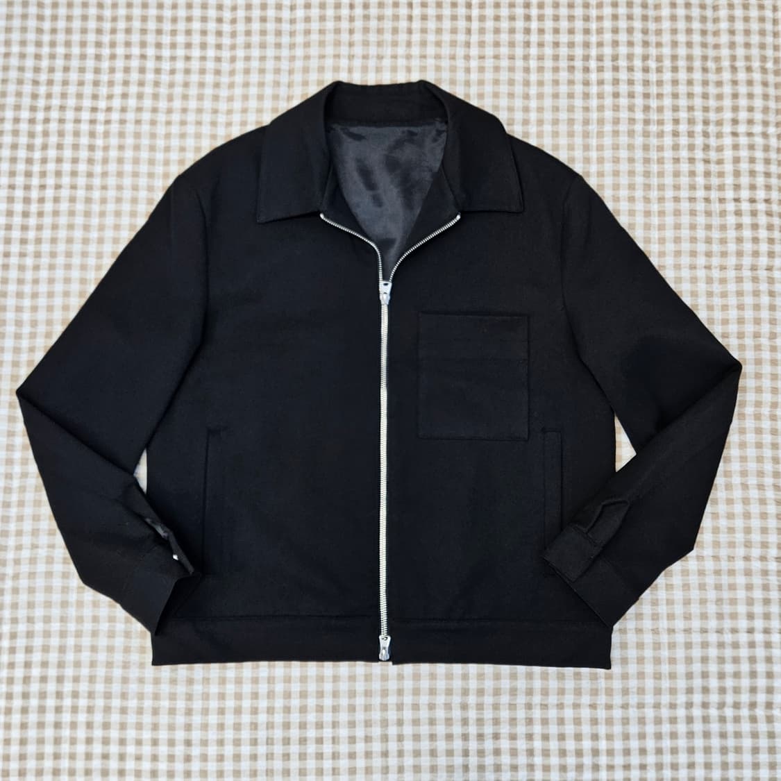 무신사 릴렉스핏 미니멀 자켓 남자100 상품이미지2