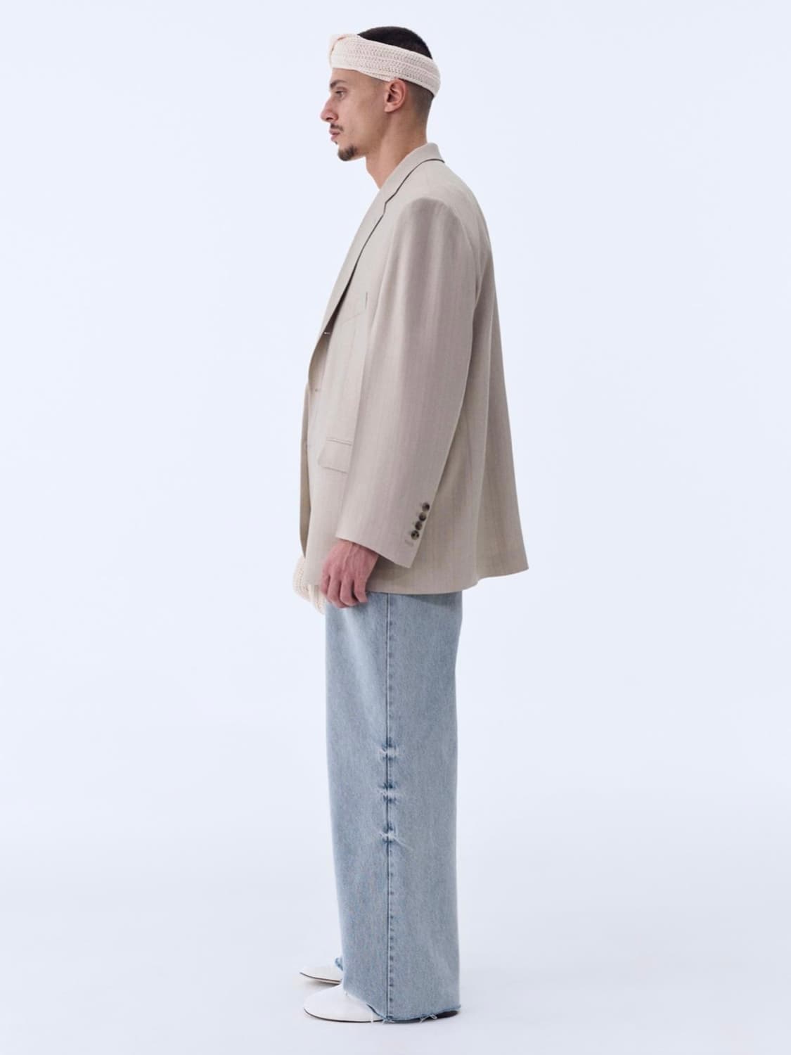 렉토 RC VISCOSE 80S 오버핏 블레이저 자켓 L 상품이미지3