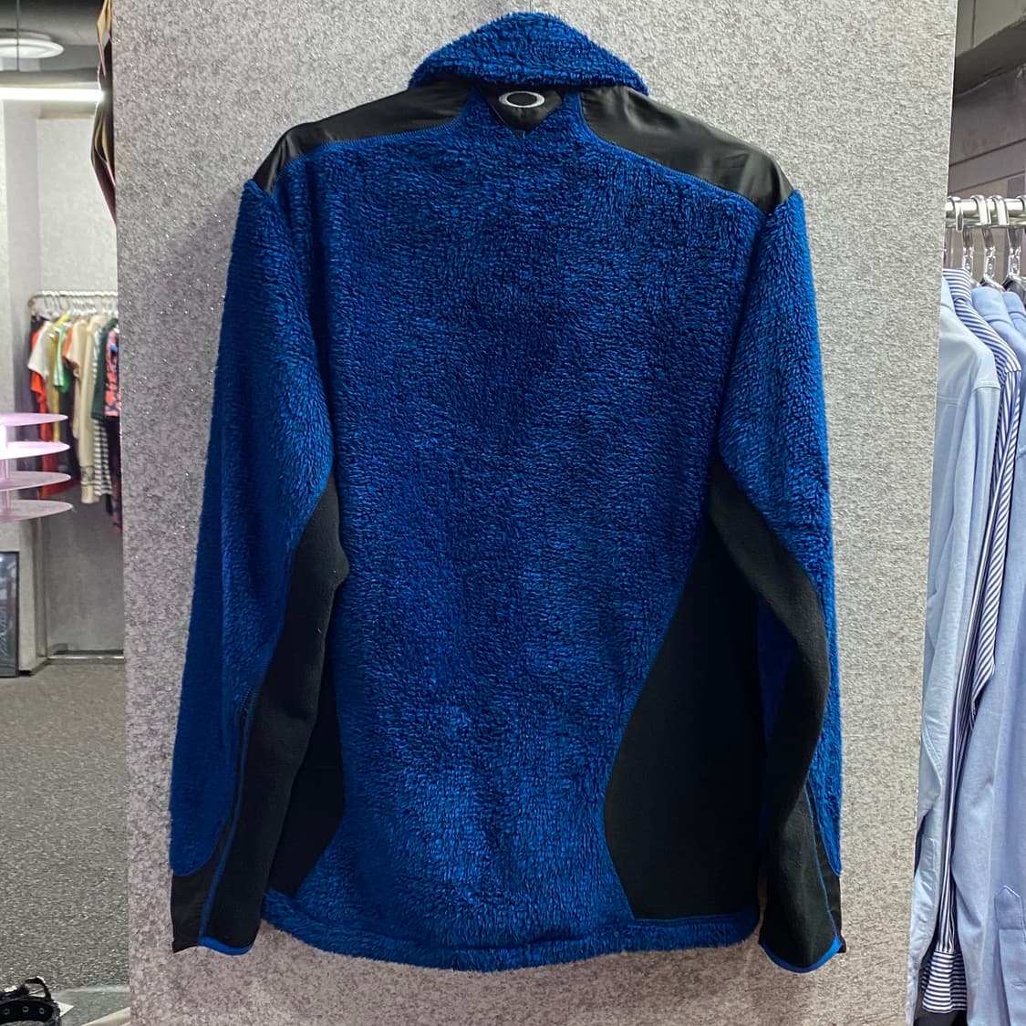 오클리 블루 배색 쉐르파 자켓 B3493 상품이미지4