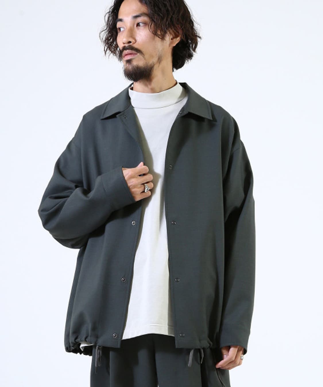 마카웨어 트로피컬 모헤어 코치자켓 상품이미지7