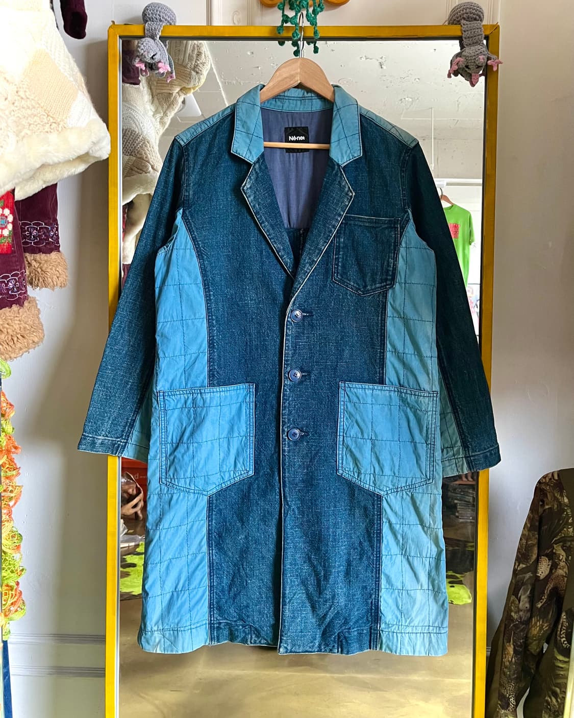 Ne-net by Issey Miyake Denim Coat 상품이미지4