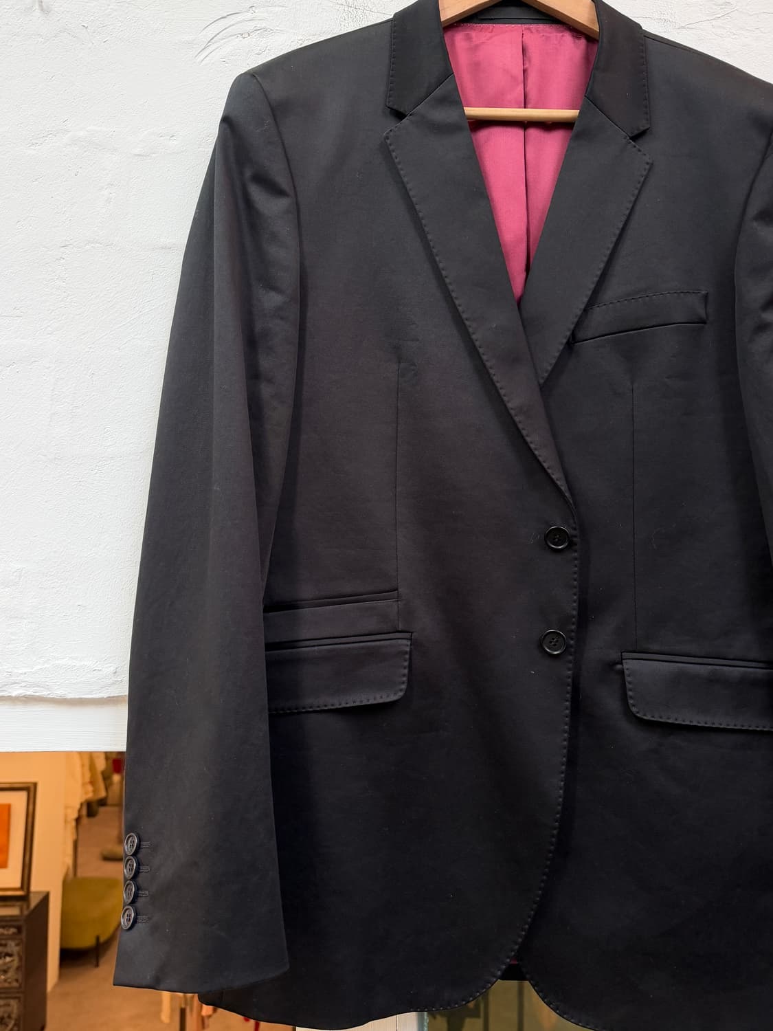 Paul Smith 폴스미스 블랙 코튼 블레이저 L 상품이미지3