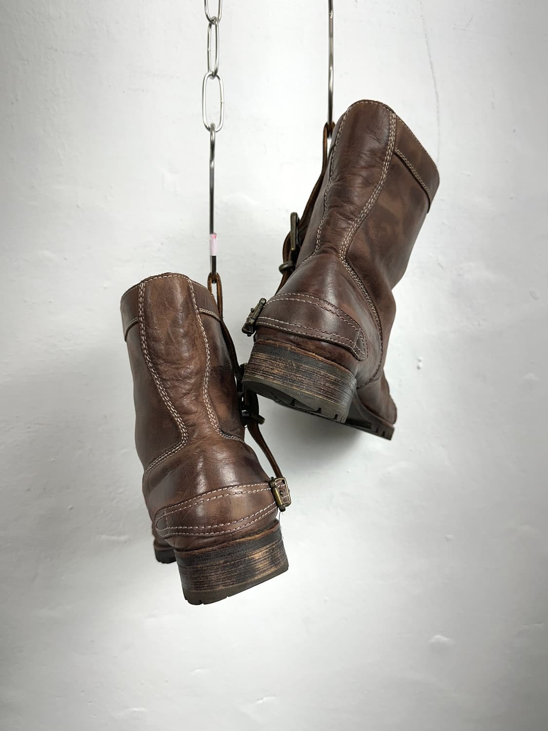 Whoop’EE’ Washed Buckle Engineer Boots 상품이미지6