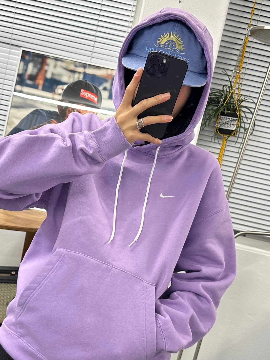 나이키 NRG 후드 퍼플(기모) 상품이미지1