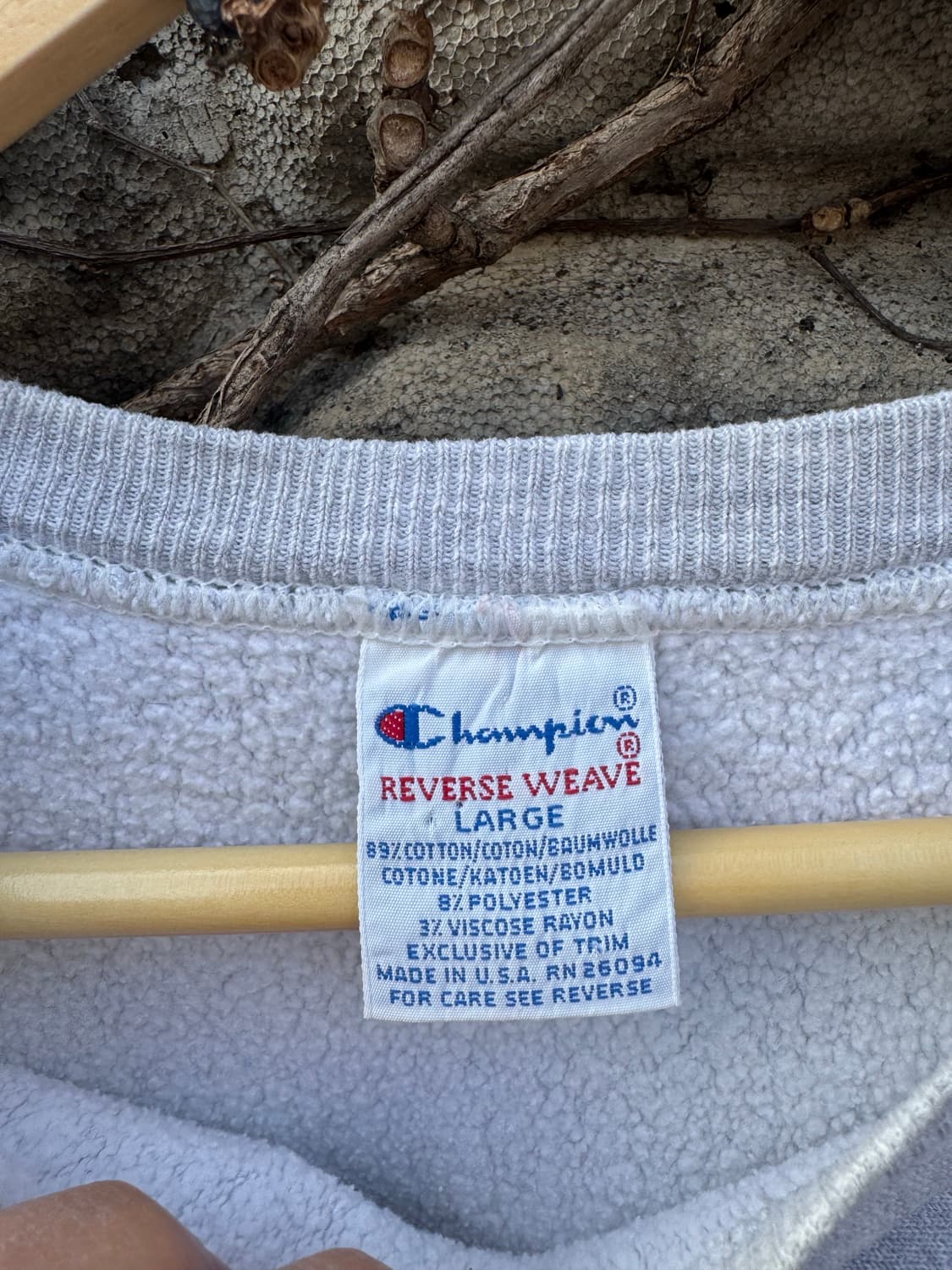 80s 챔피온 usa 빈티지 npa 자수 리버스위브 스웻 셔츠 맨투맨 상품이미지6