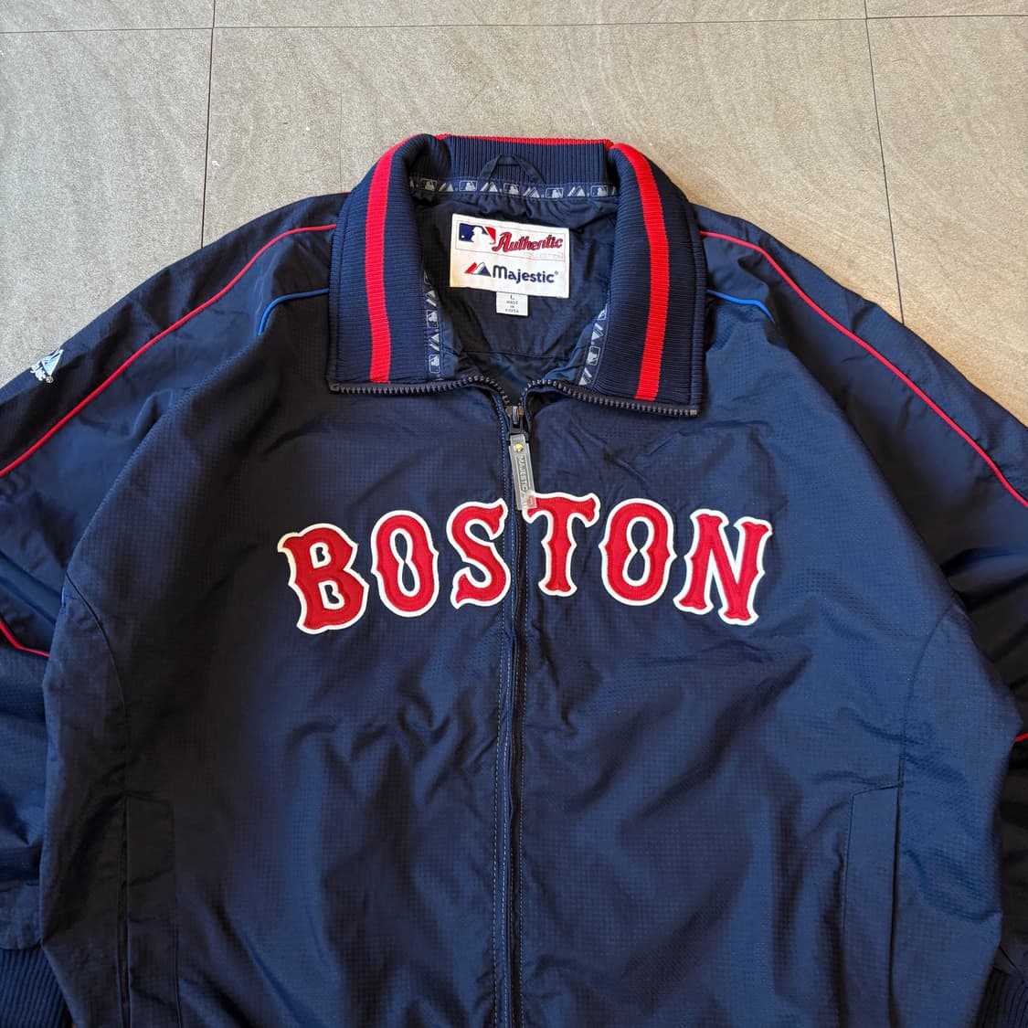 마제스틱 정품 보스턴 네이비 자켓 상품이미지3