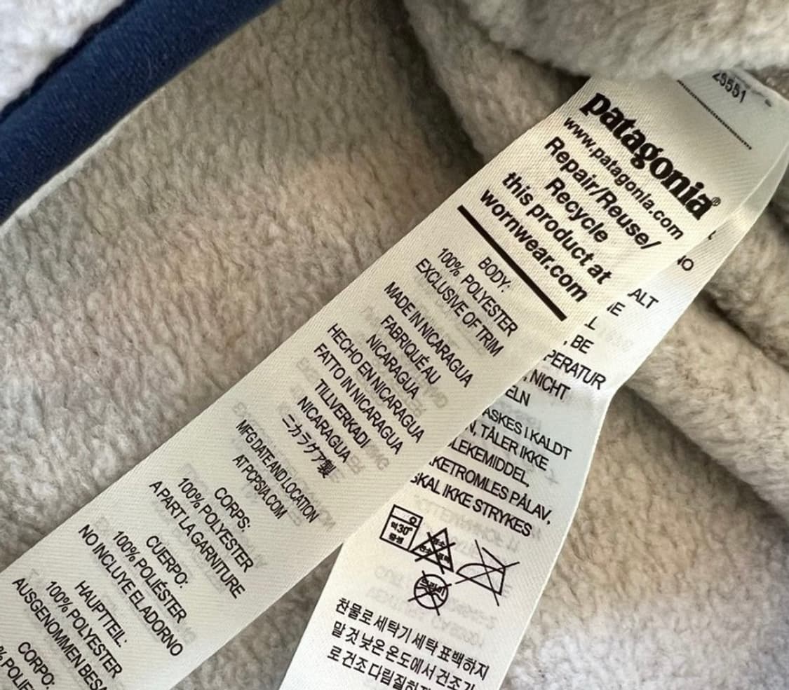 파타고니아 신칠라풀오버스냅티 후리스 정품 상품이미지9