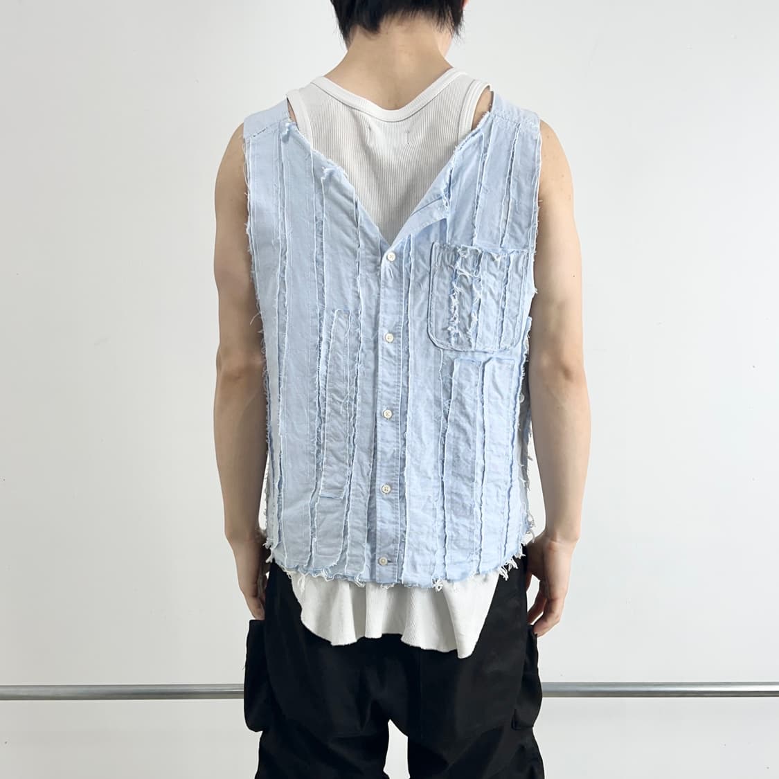 Lalua 락스타 리빙 리버시블 베스트 슬리브리스 상품이미지3