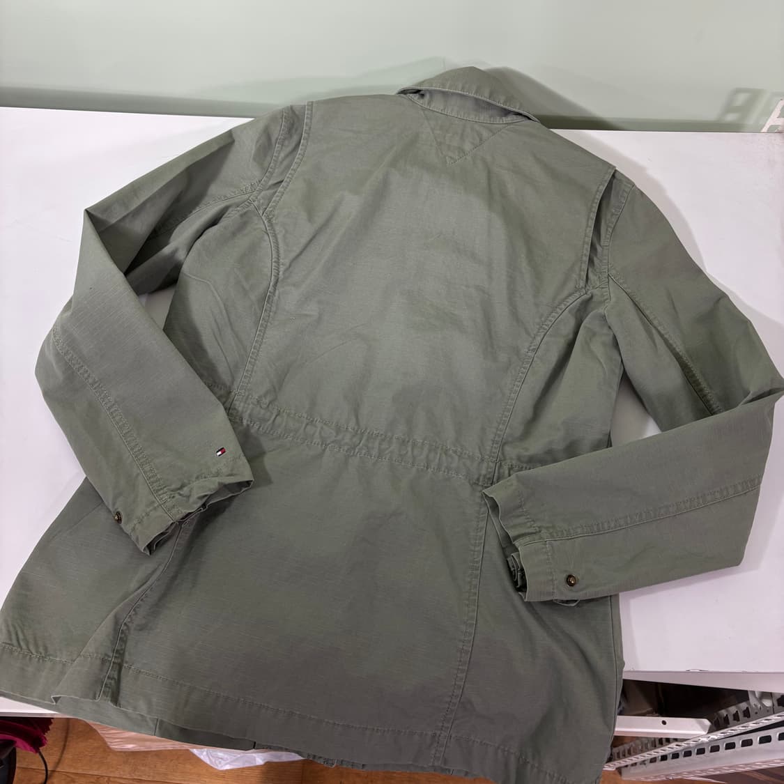 우먼M 타미힐피거 카키 립스탑 야상자켓 상품이미지3