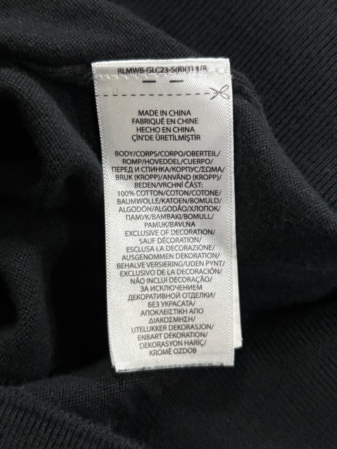 폴로 랄프로렌 블랙 브이넥 니트 상품이미지4