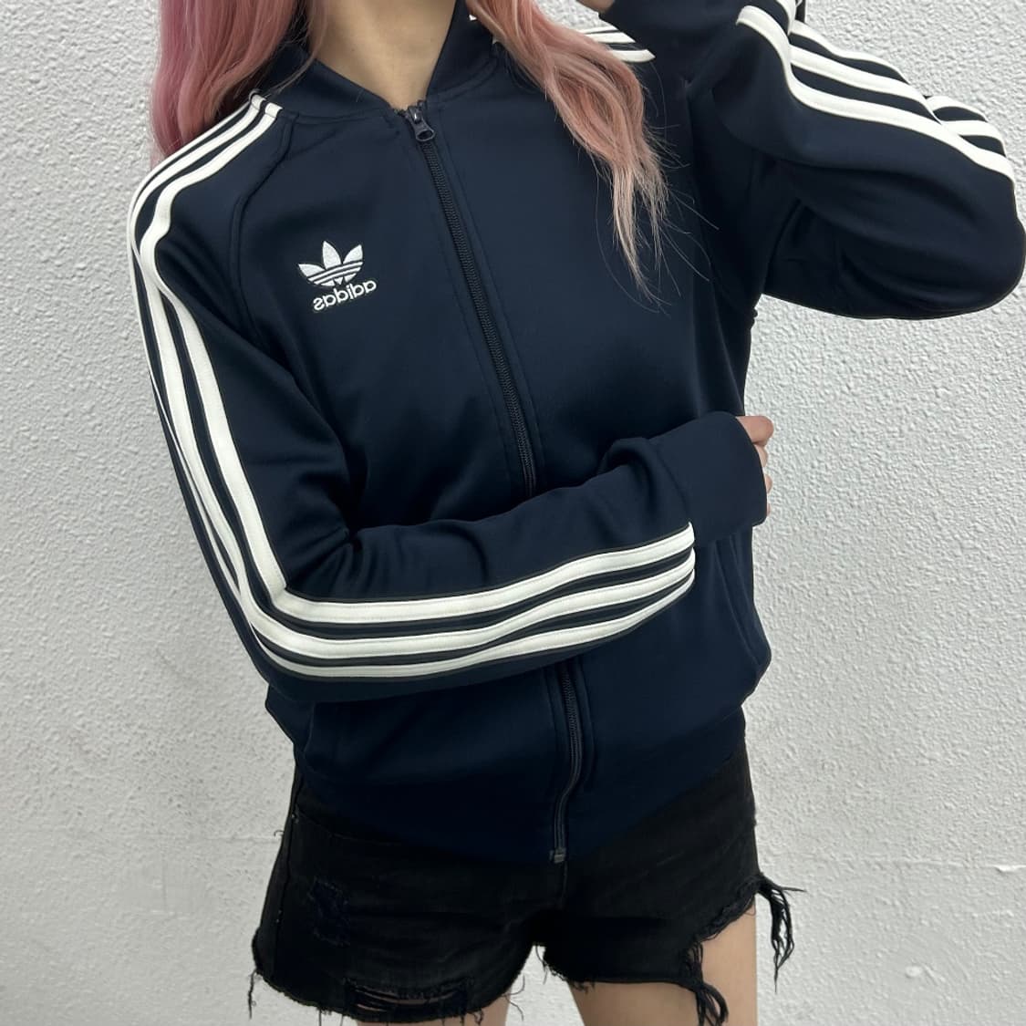 아디다스 화이트라인 딥네이비 트랙탑 90 상품이미지2