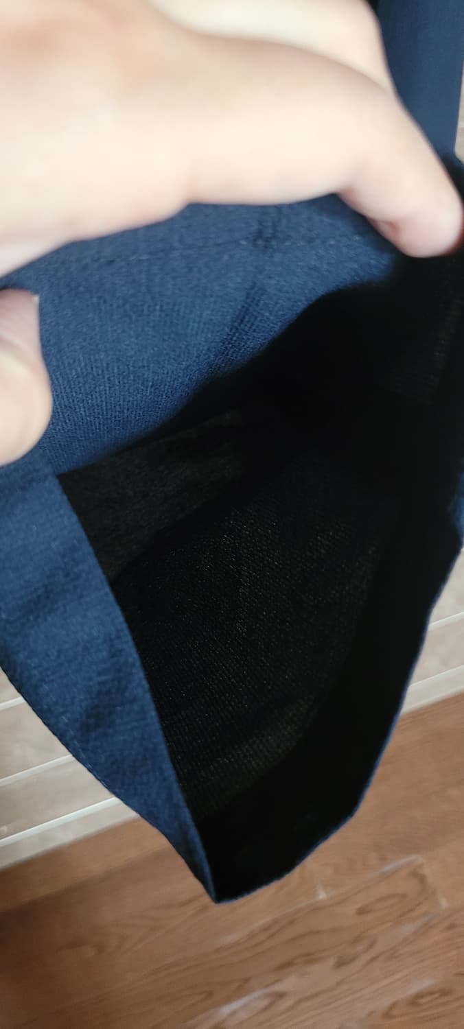 👔남성33-34인치👔CREMIEUX 남성 바지 짙은네이비(한여름용) 상품이미지4