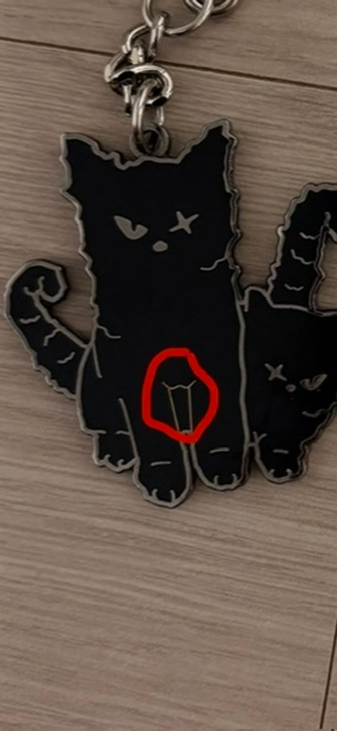 해칭룸 VTG 고스트 캣 키링  상품이미지3