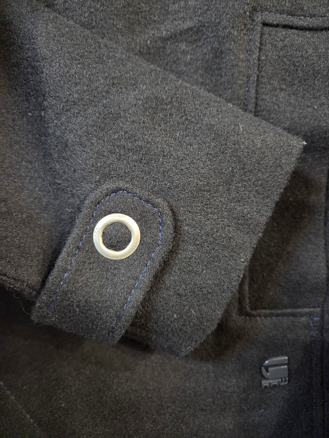 G-Star Raw 블랙 피코트(S) 상품이미지4