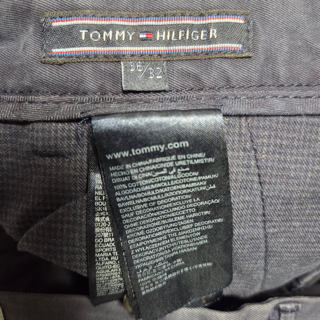 타미힐피거 자수패턴 어센틱 치노팬츠 36-37 상품이미지7
