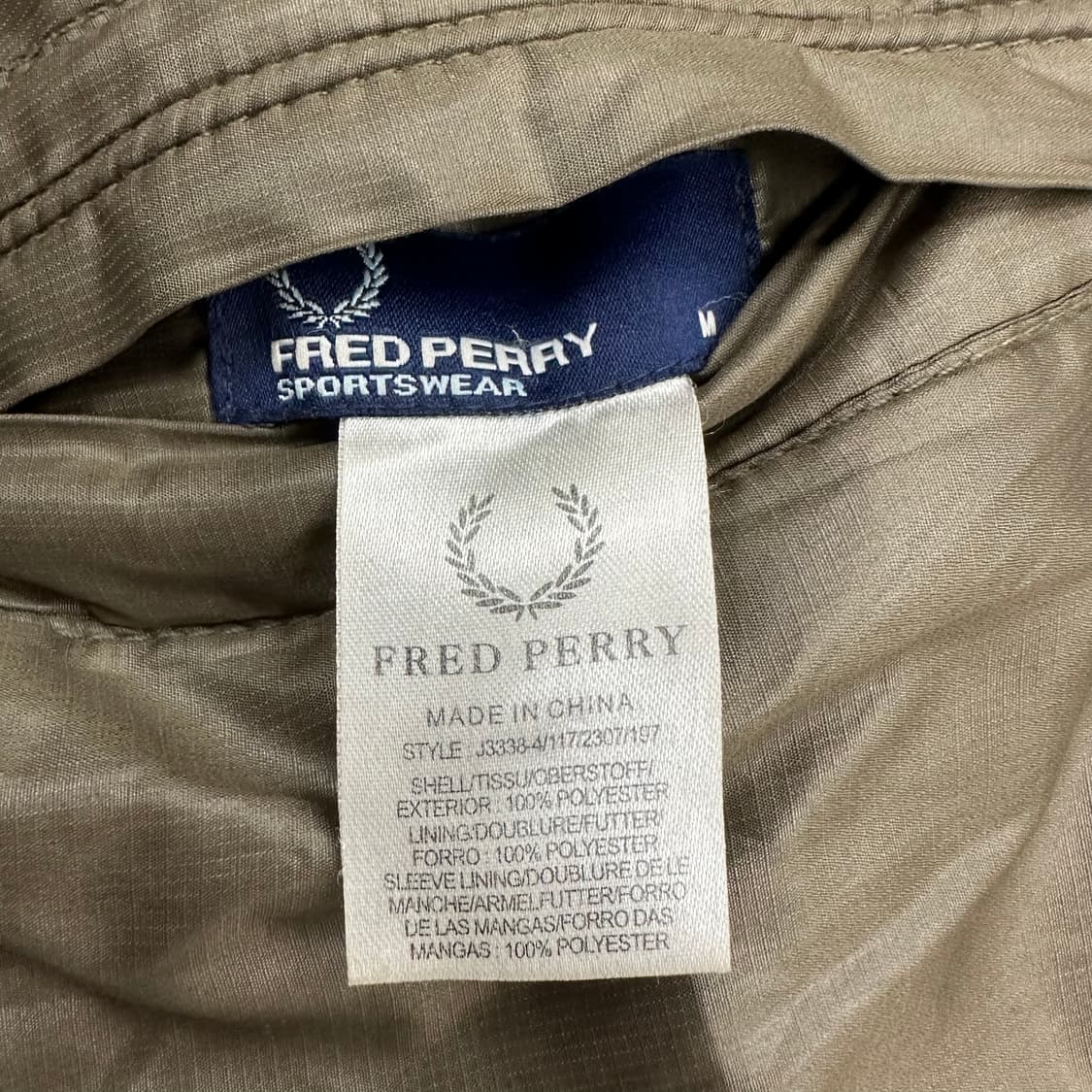 프레드페리 양면 블루종 자켓 상품이미지5