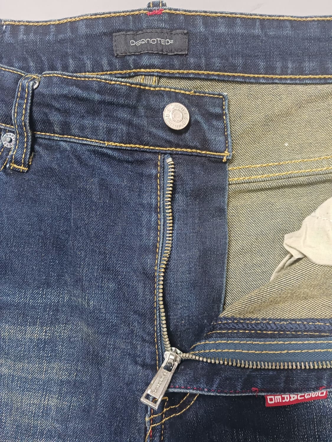 [36] 디스퀘어드2 녹워싱 자수패치 슬림진 청바지 상품이미지6