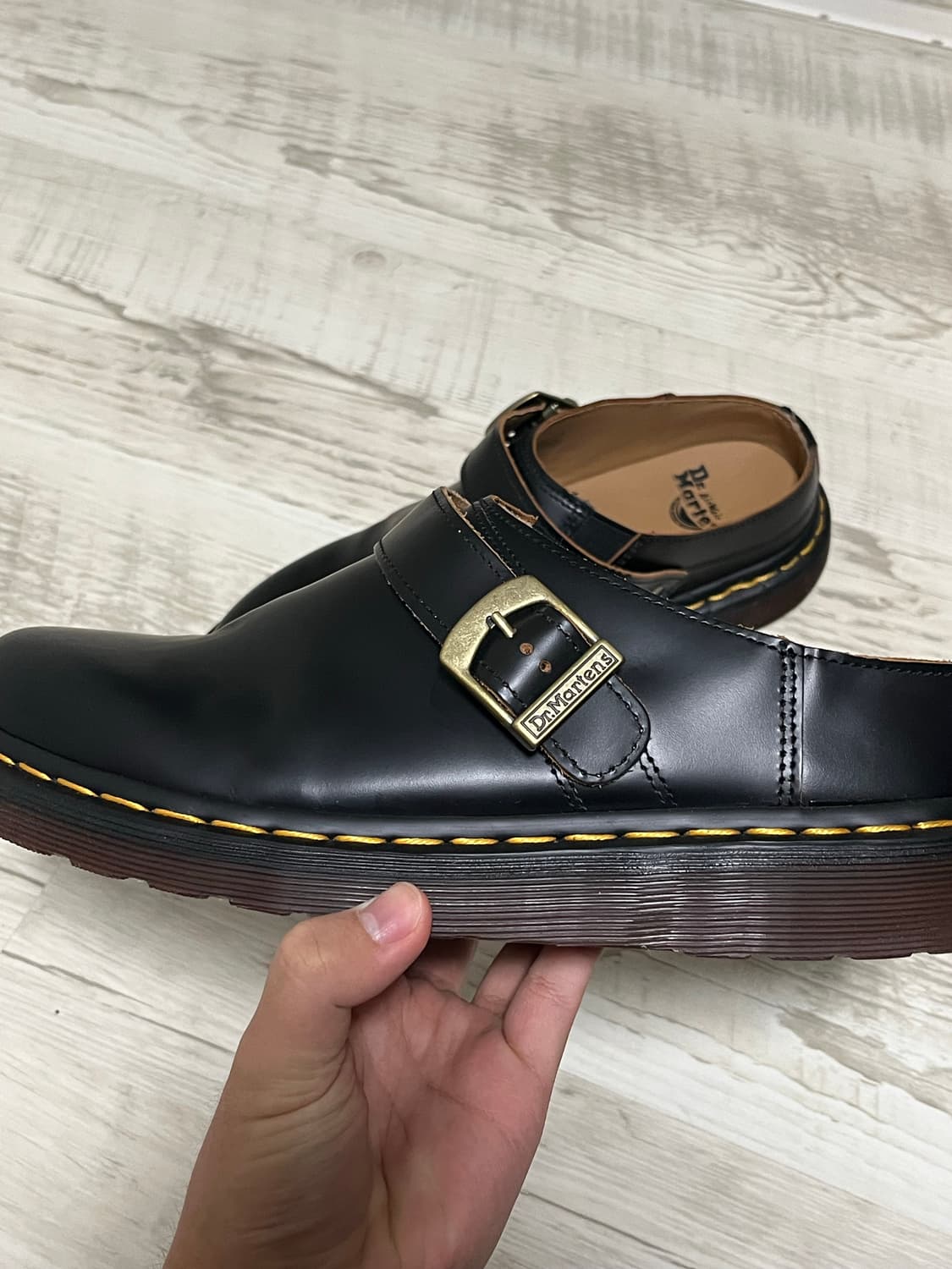 닥터마틴 아이샴 스무스 레더 뮬 블랙 270 상품이미지2