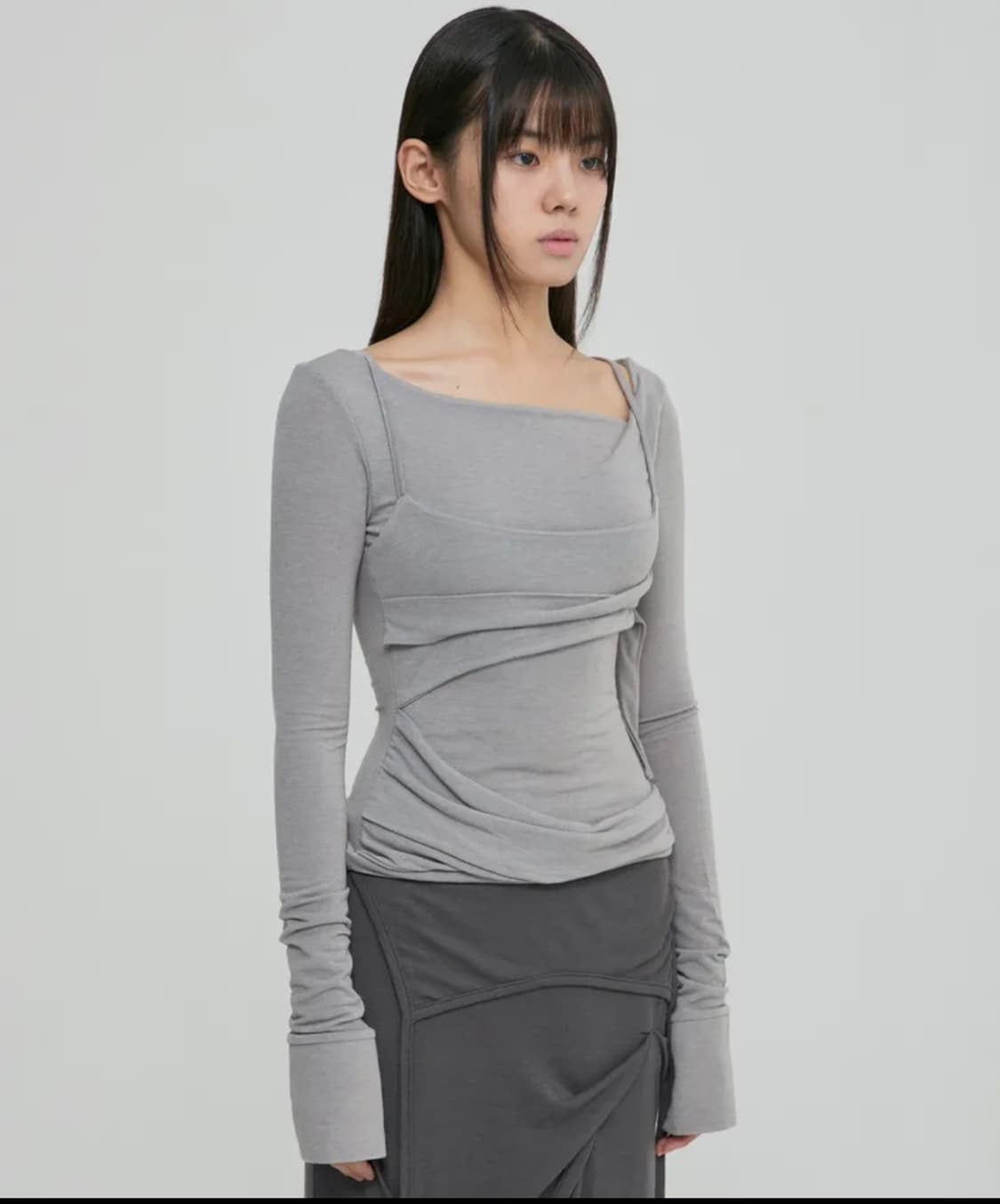 플레어업 레이어드 티셔츠 상품이미지4