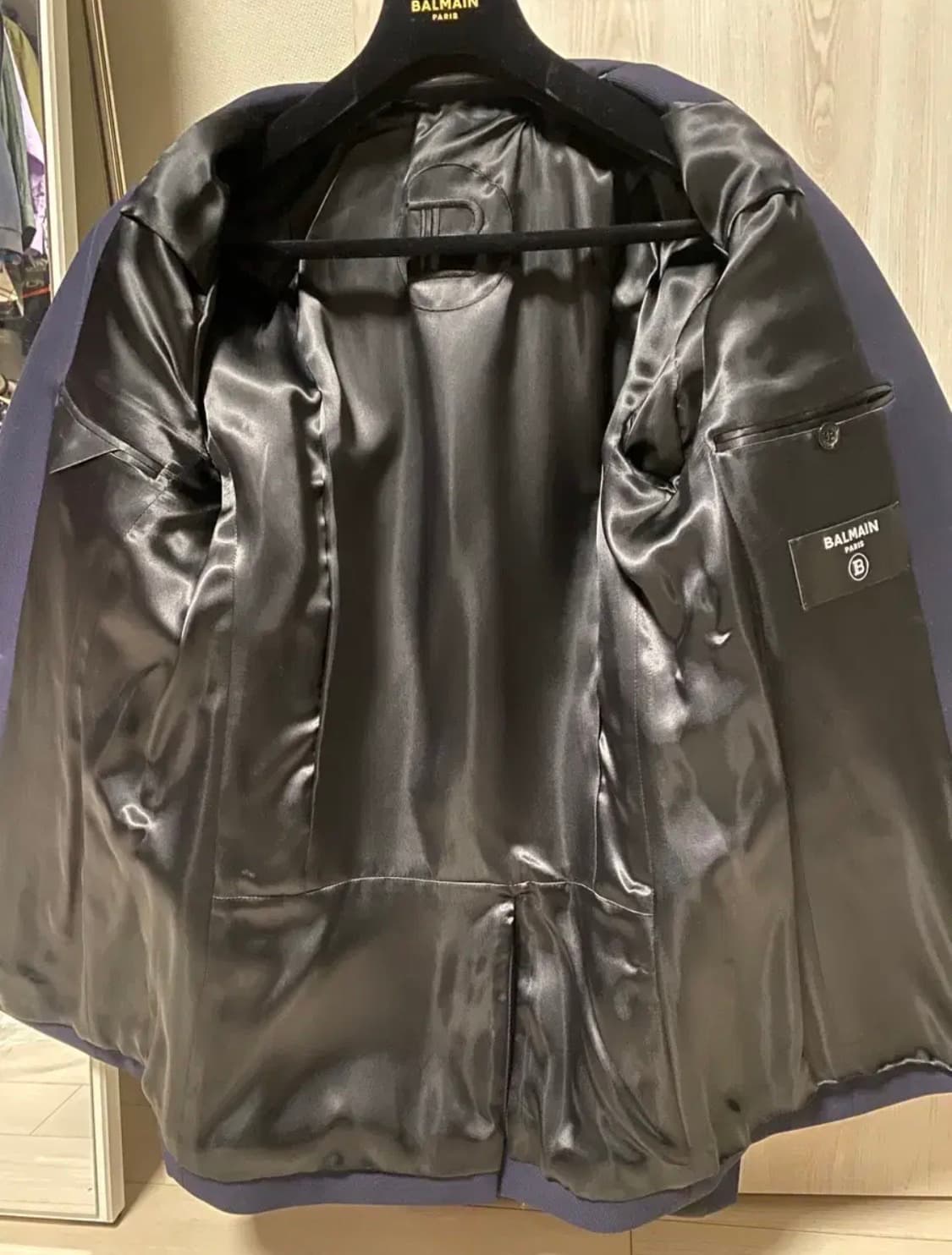 엠보스드버튼 더블 블레스티드 블레이저 상품이미지3