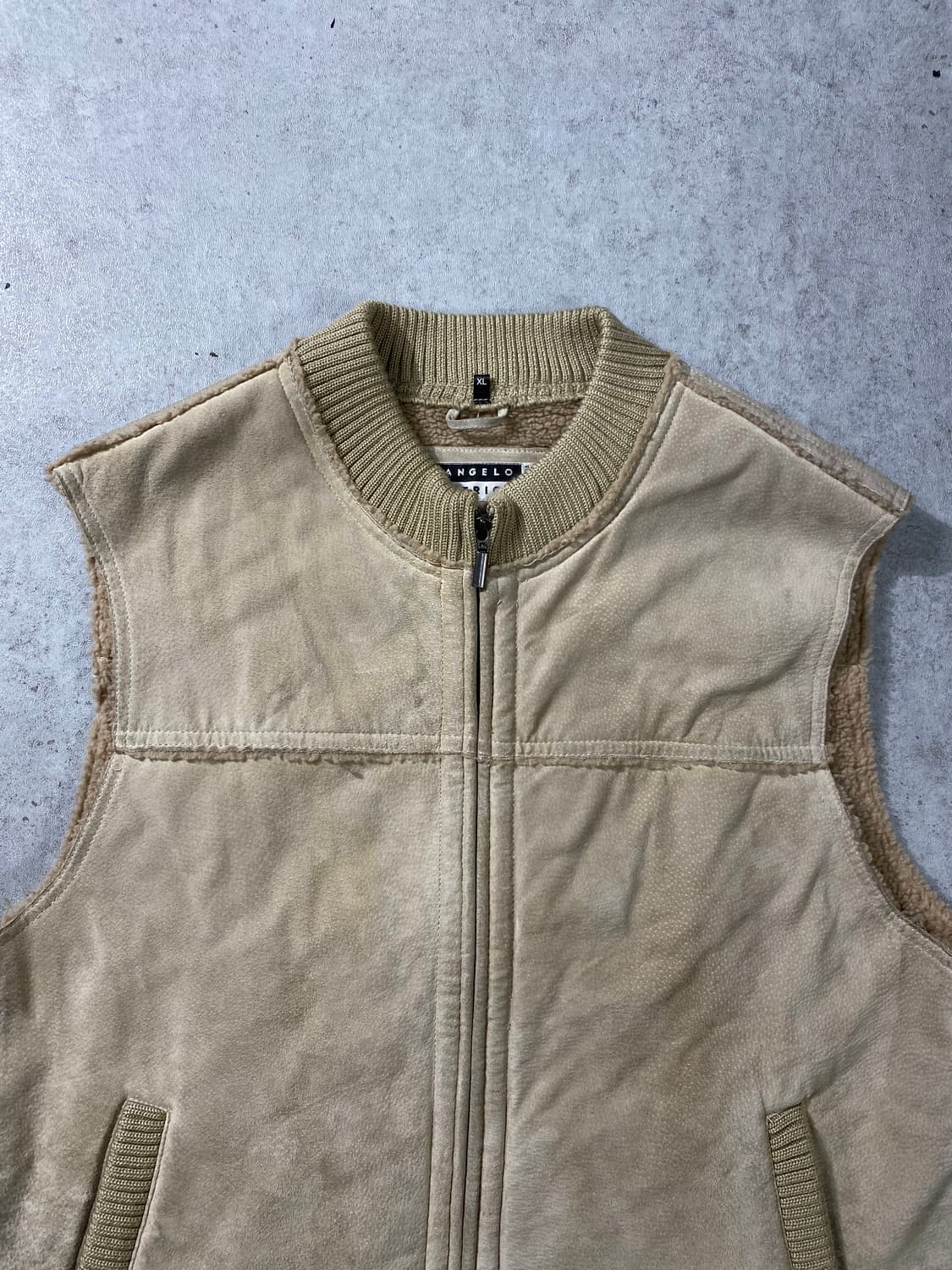 [XL] 90-00s ANGELO LITRICO 리얼 스웨이드 베스트 상품이미지2