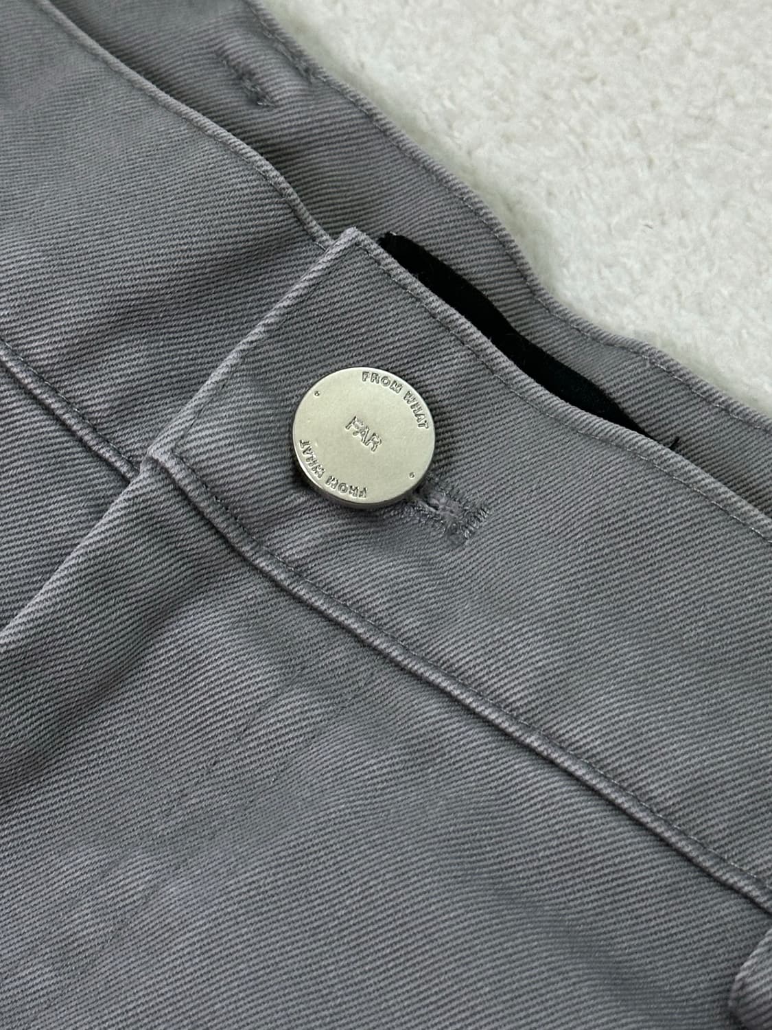 파프롬왓 워시드 카고 팬츠 그레이 1사이즈 상품이미지2