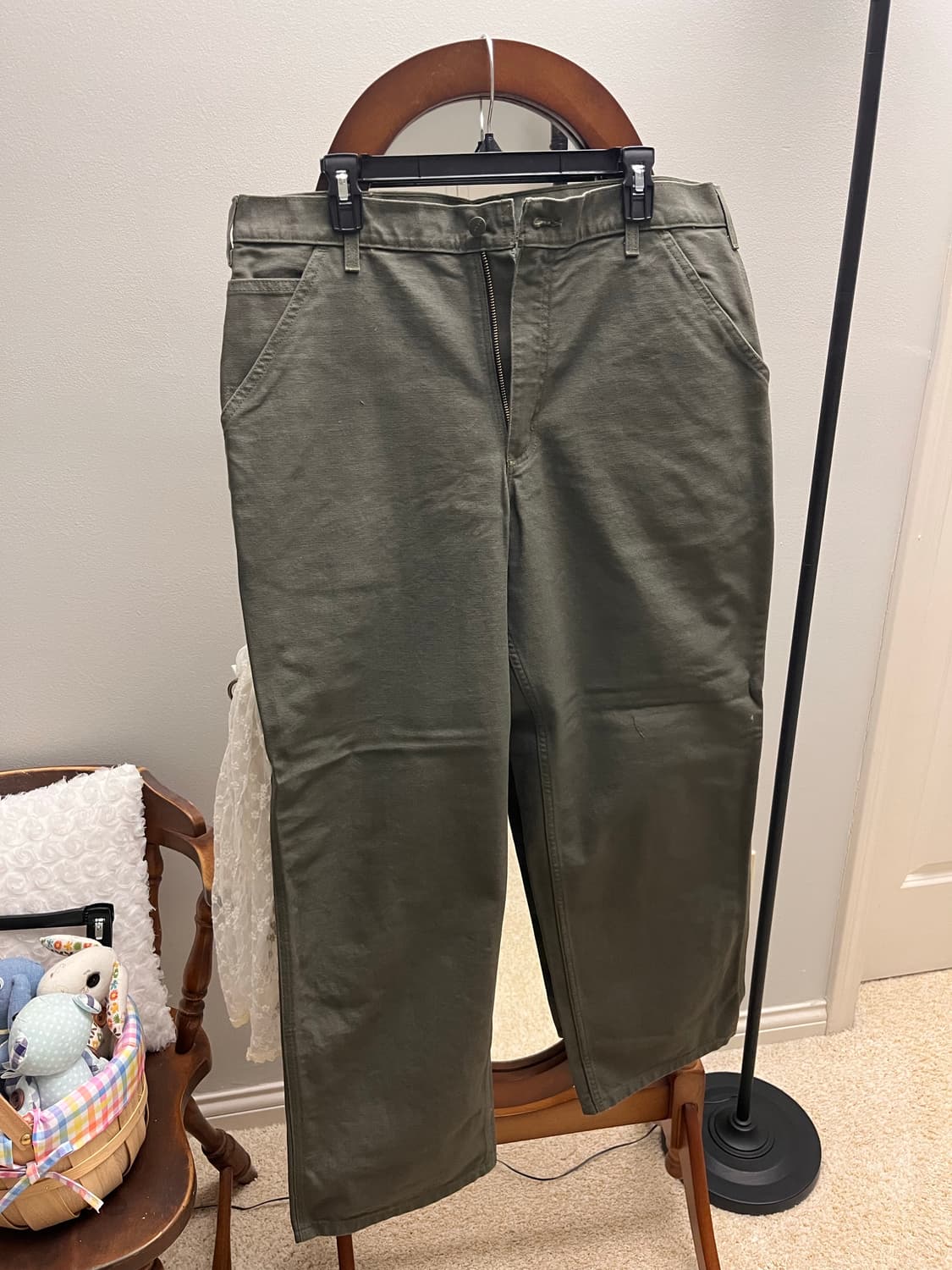 [미국직구] 칼하트 B11 Moss 루즈핏 워시드 덕 유틸리티 워크팬츠  상품이미지1