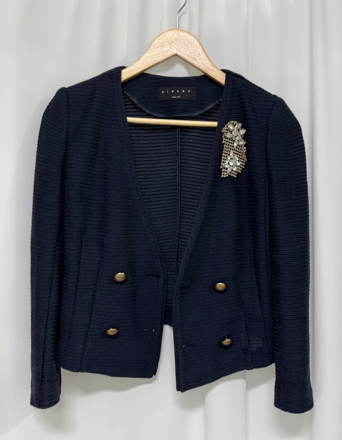 시슬리 브로치 여성자켓 상품이미지1