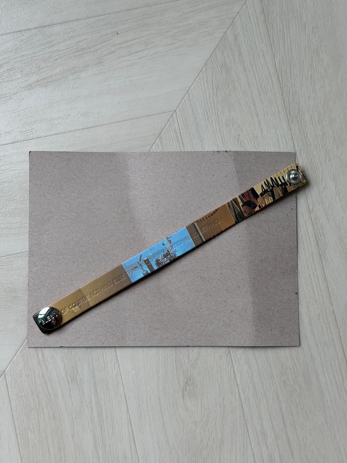 블레스 포토그래픽 레더 팔찌 (os) 상품이미지1