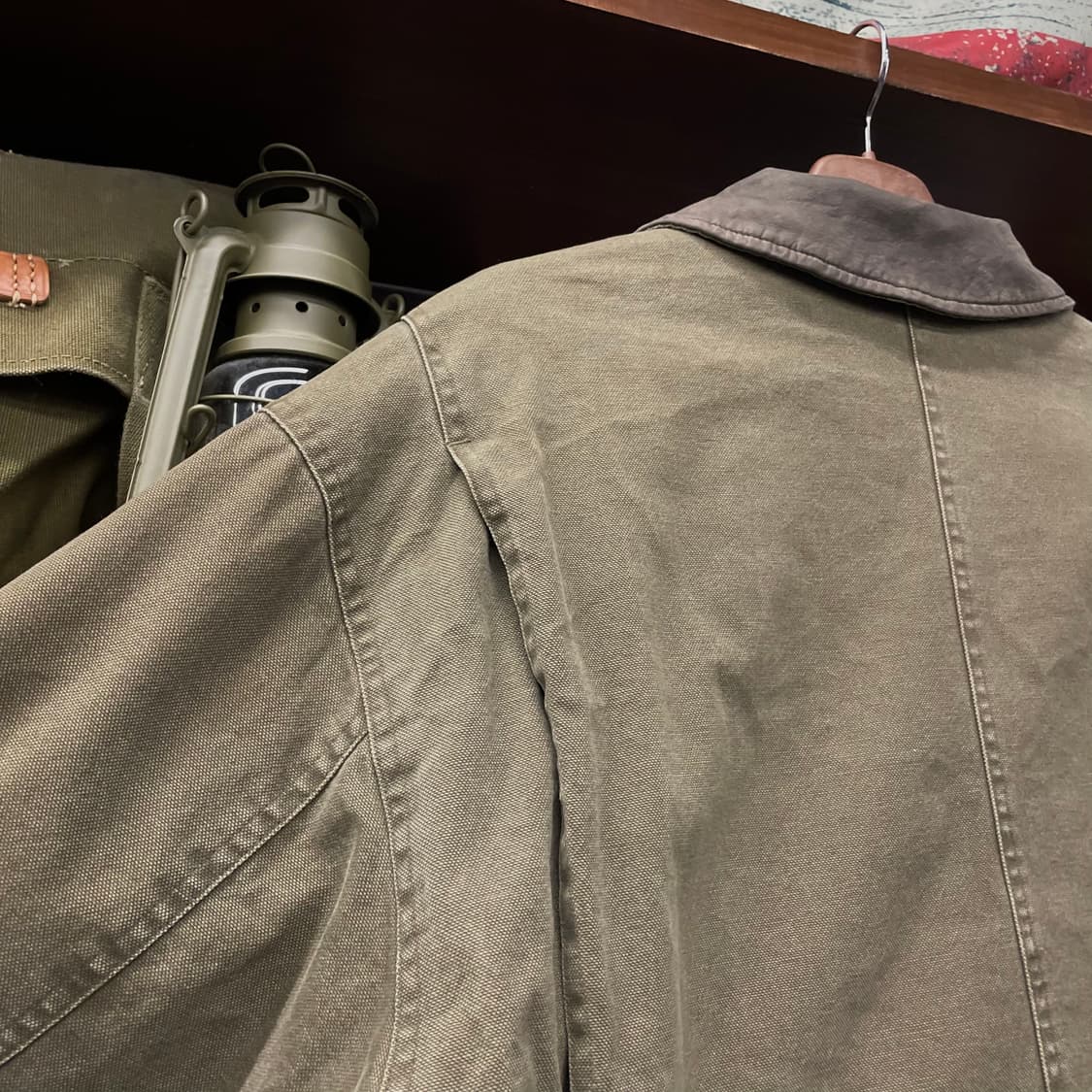 90s 팀버랜드 웨더기어 레더 카라 초어 워크 자켓 / 워크 웨어 상품이미지4