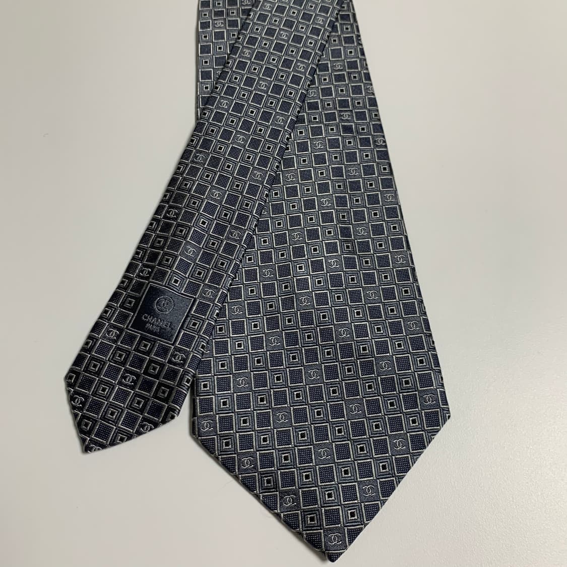 샤넬(CHANEL) 신형 모노그램 명품넥타이 이태리 100실크 최상급 상품이미지4