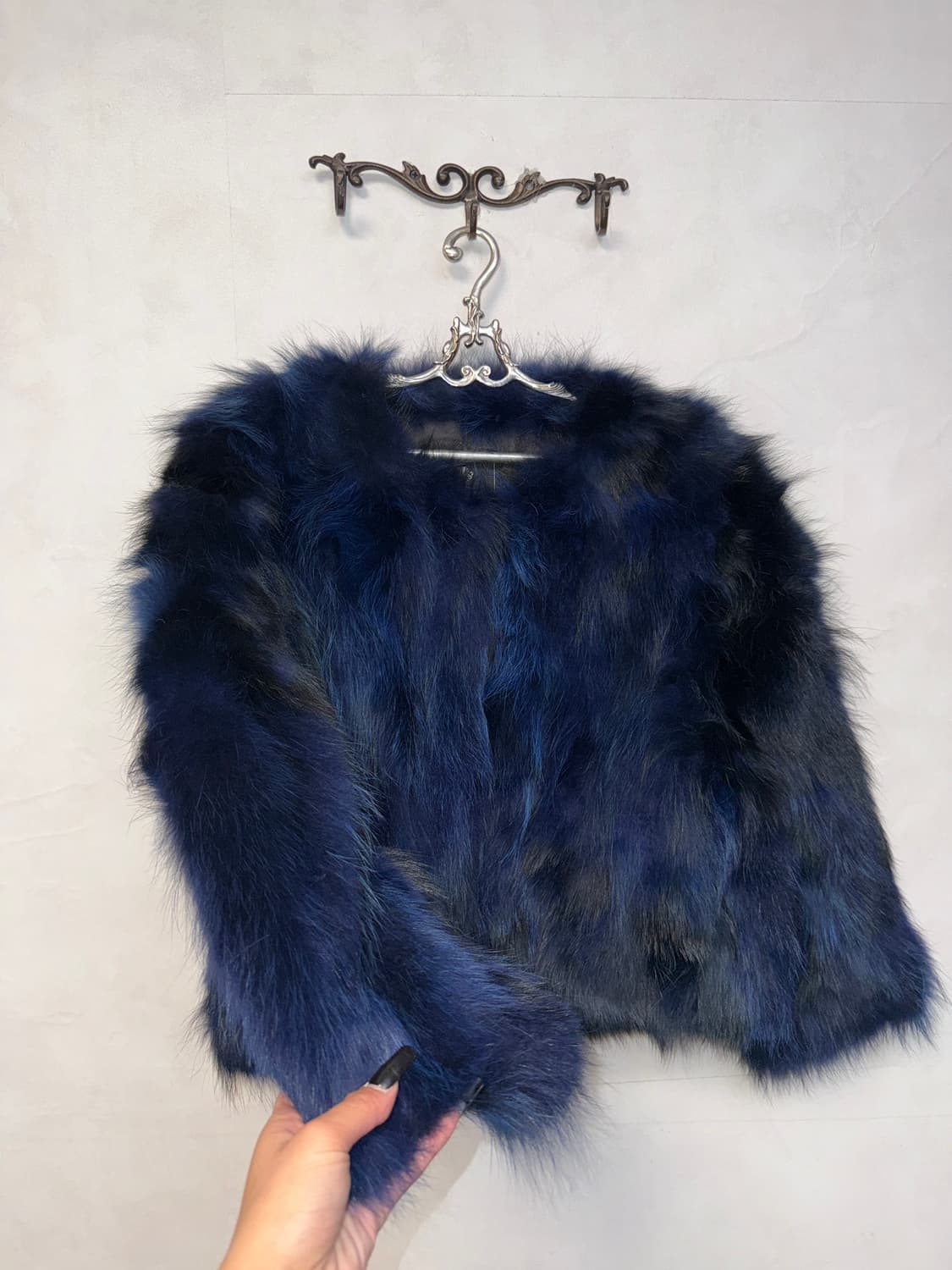 Jindo Klever mixed blue raccoon fur jk 상품이미지2