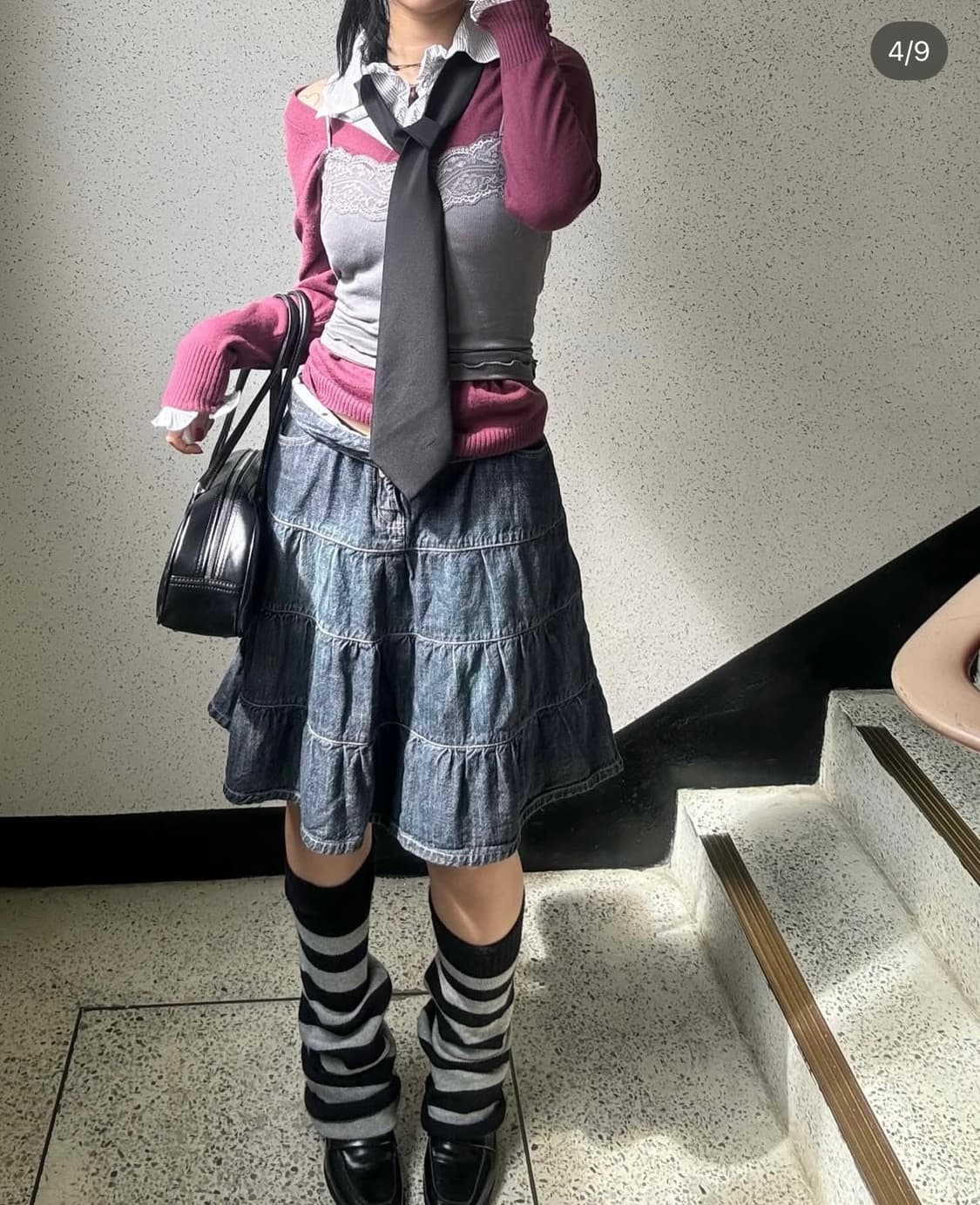 5p 개대장 슈슈가 빈티지 코디셋세트 미라이클립 카모메산장 상품이미지1