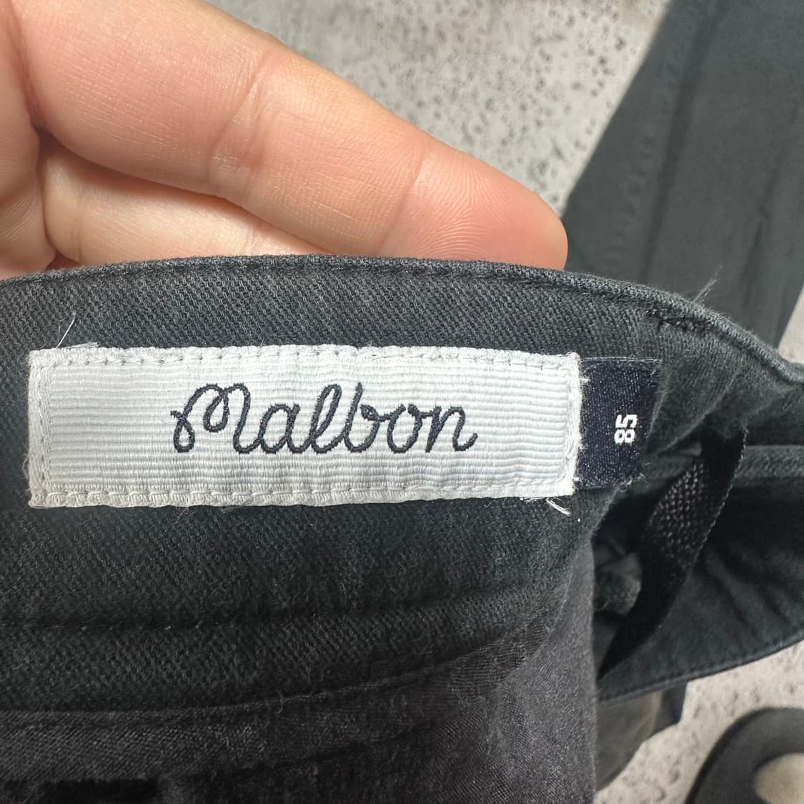 ✨ (바배) 말본 골프 블랙 팬츠  상품이미지3