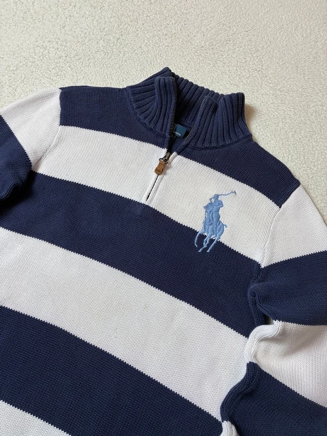 폴로 랄프로렌 00's 우먼스 단가라 하프집 니트 PN7320 상품이미지2