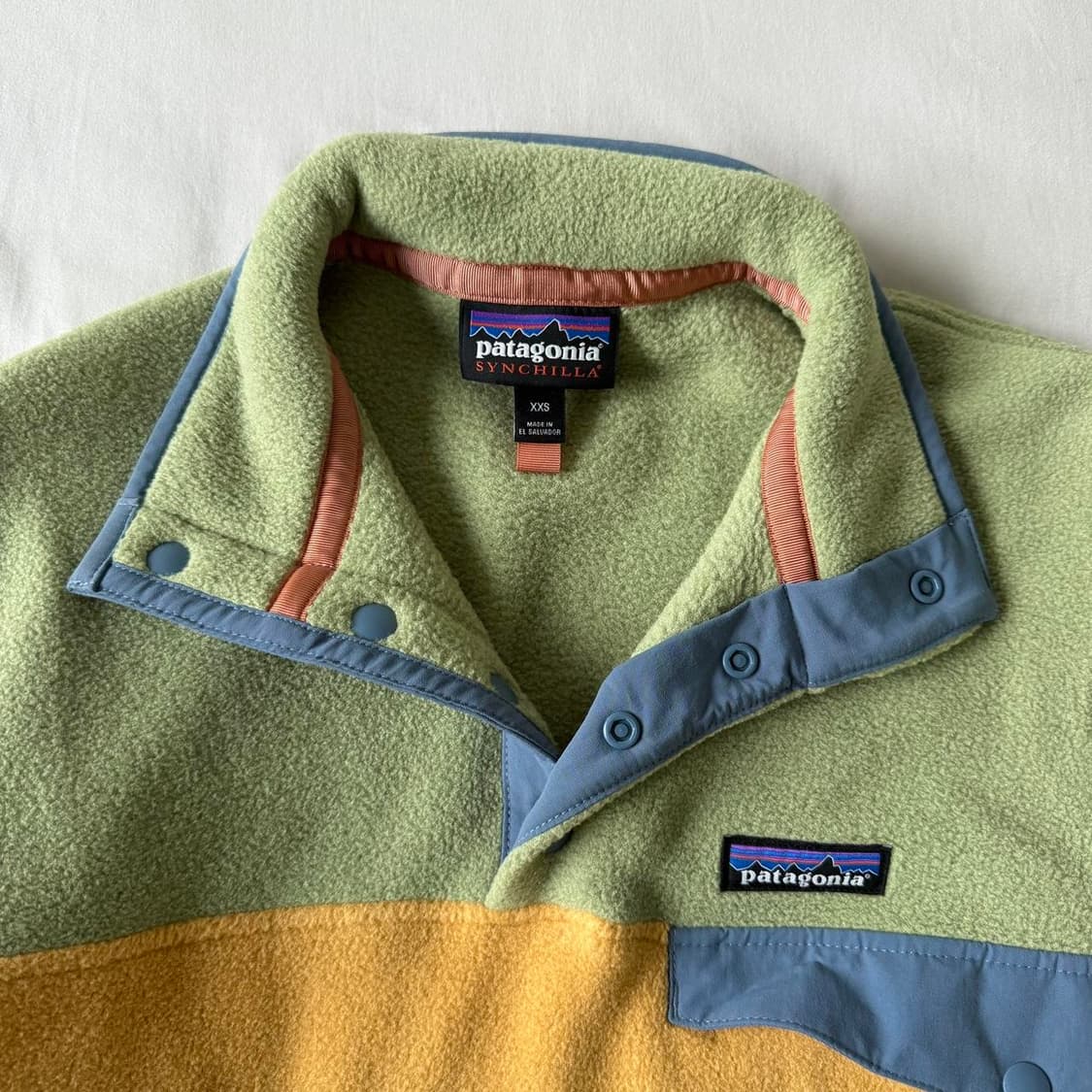 16FW 파타고니아 클래식 신칠라 스냅-티 플리스 풀오버 라이트그린 상품이미지2