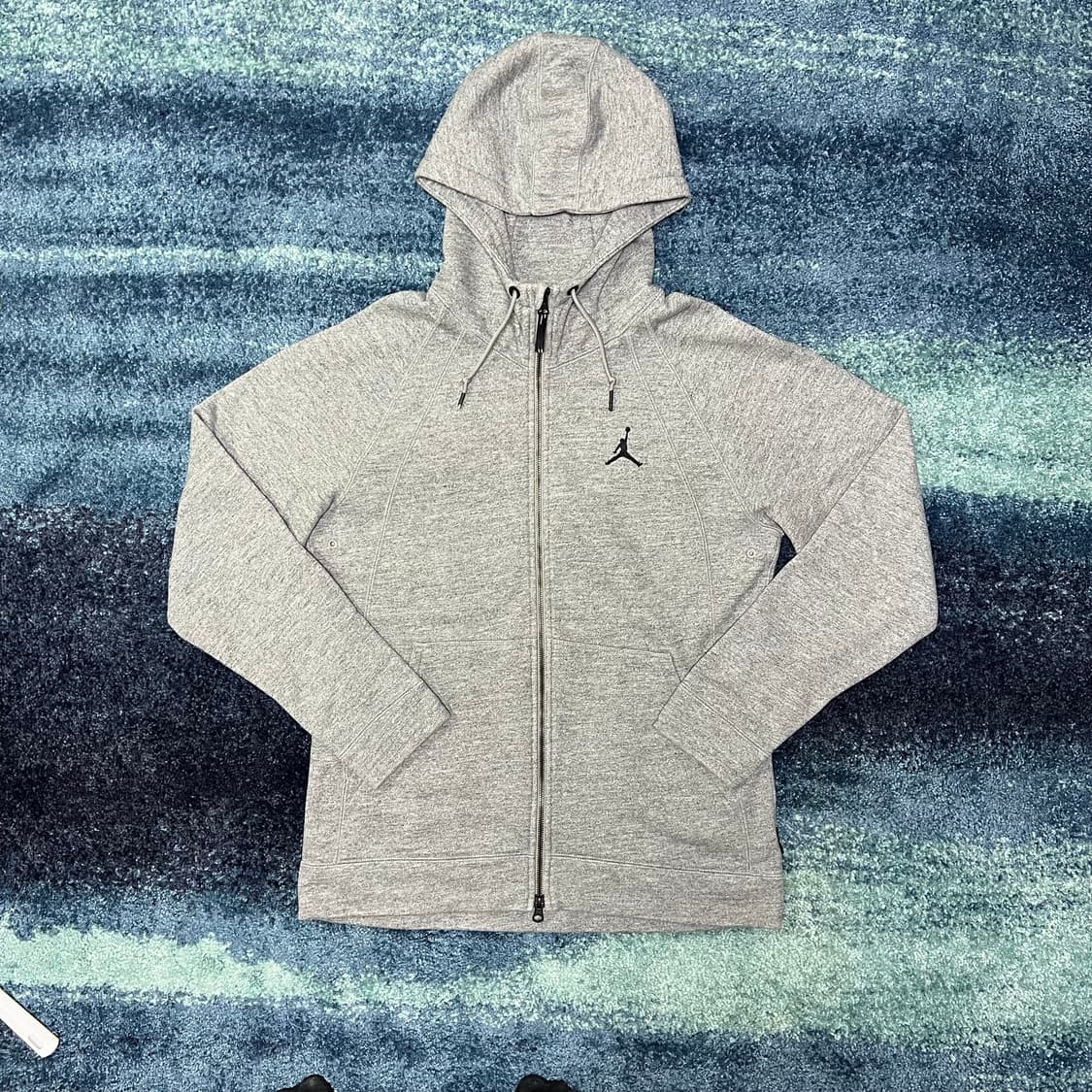 조던 기모 투웨이 후드집업 그레이 상품이미지3