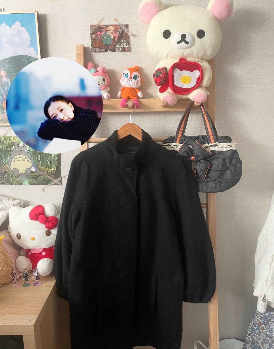 모리걸 빈티지 도쿄모리 블랙 코트 🖤🖤 상품이미지1